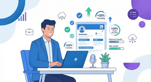 LinkedIn optimization illustration